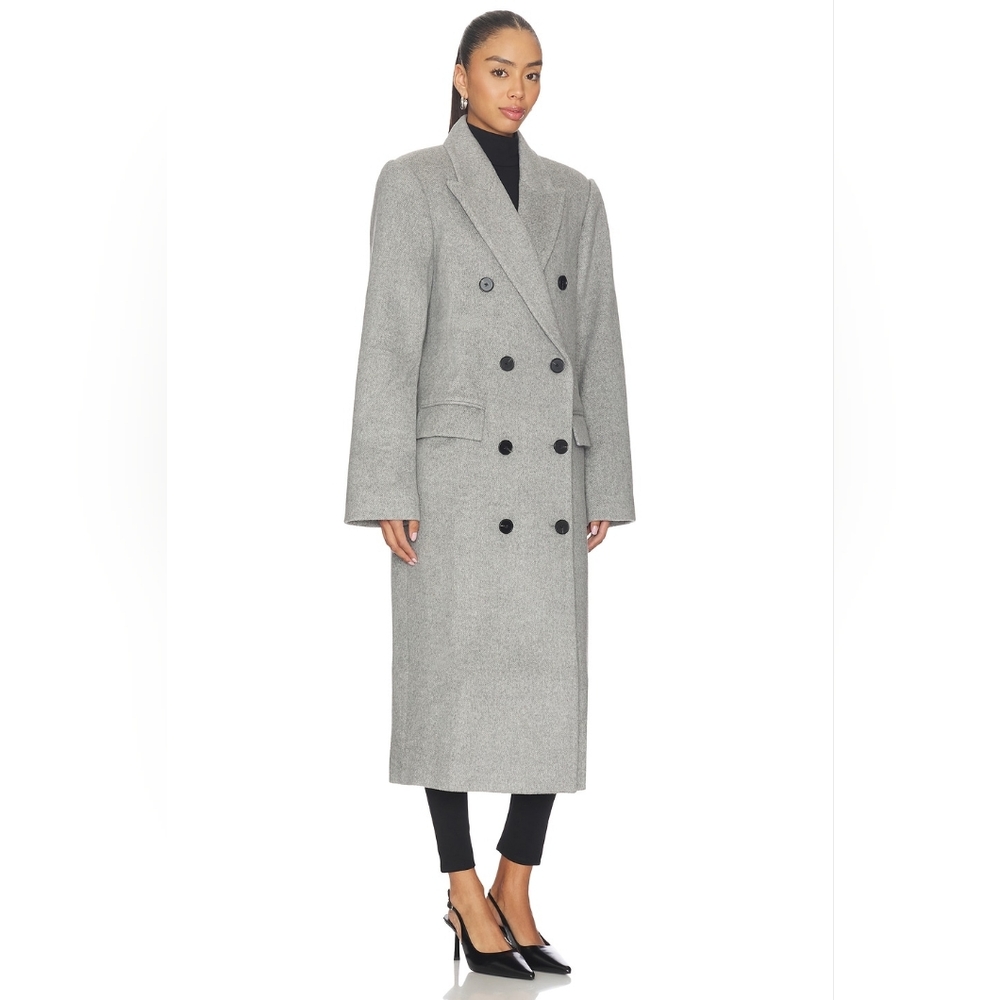 Lovers + Friends Evie Coat in Grey Multi - Picture 3 of 6